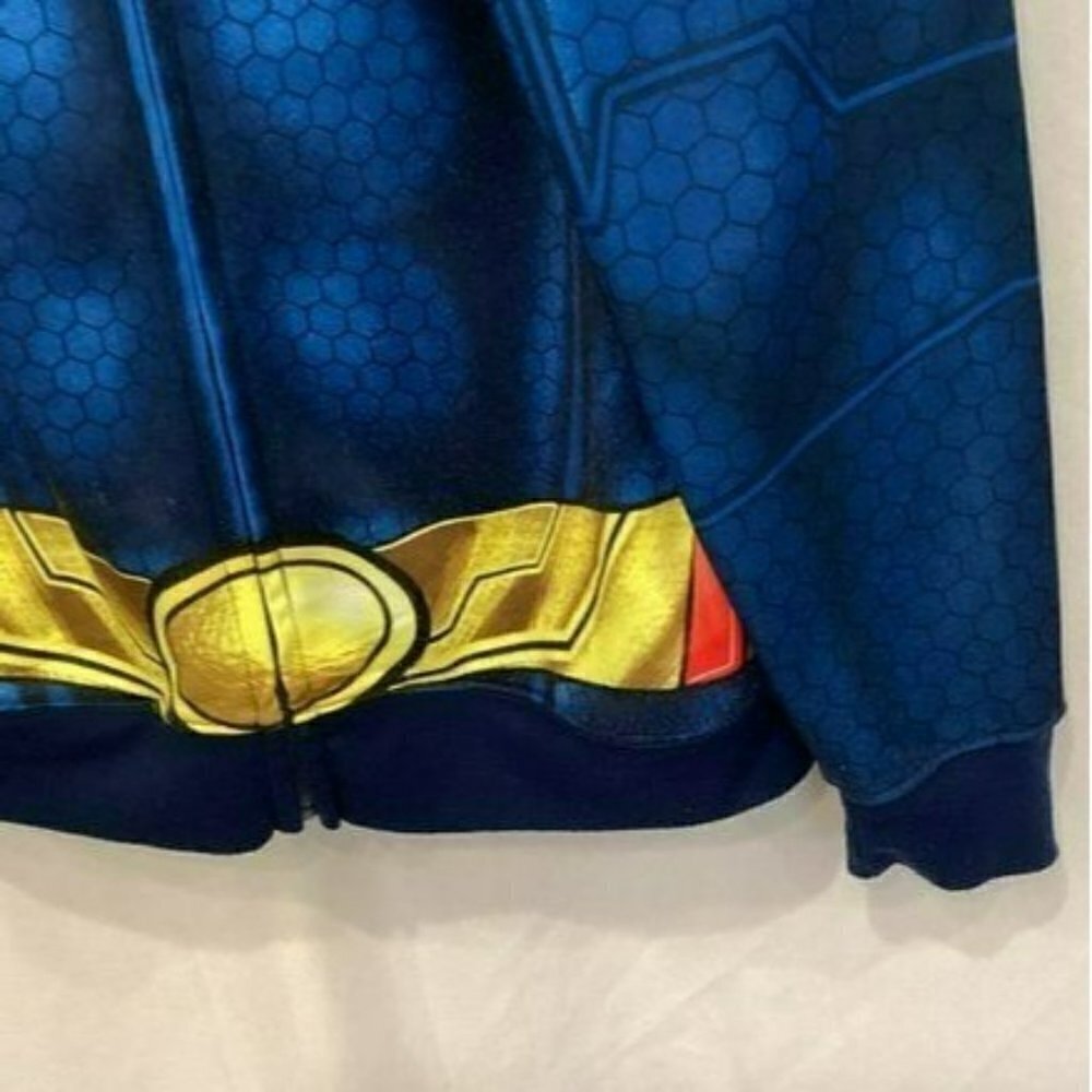 D C Comics Superman Unisex Full Zip Hoodie Sweatshirt Sz Men's Small Superheroes - Picture 7 of 10
